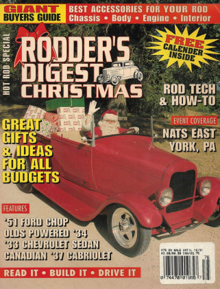 RODDER'S DIGEST 1996 CHRISTMAS SPECIAL - '51 FORD CHOP, '33 CHEVROLET SEDAN